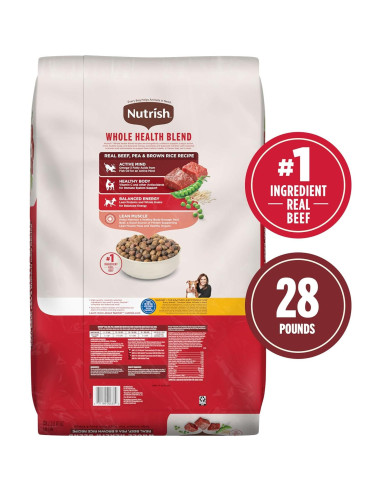 Comida Seca para Perros Nutrish Rachael Ray 12,7 kg Res Guisante