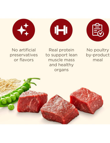 Comida Seca para Perros Nutrish Rachael Ray 12,7 kg Res Guisante