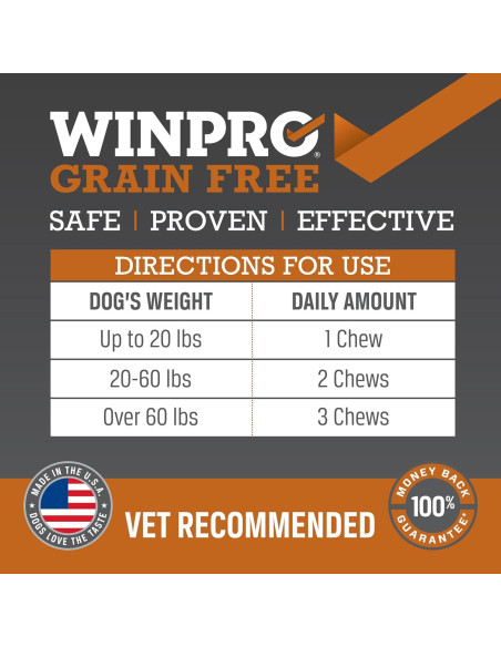Suplemento Salud Intestinal para Perros WINPRO - 60 Chews