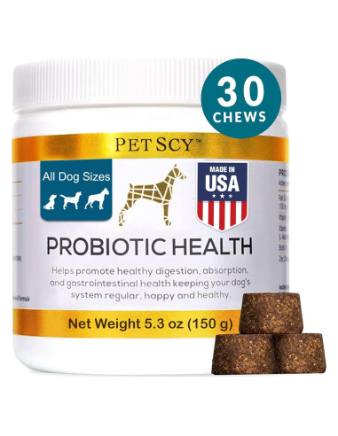 Golosinas Probioticas para Perros PetScy 30 Unidades