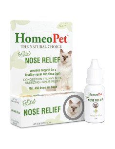 HomeoPet Alivio Nasal para Gatos 15 ml - Suplemento Natural