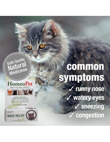 HomeoPet Alivio Nasal para Gatos 15 ml - Suplemento Natural