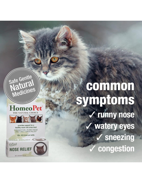 HomeoPet Alivio Nasal para Gatos 15 ml - Suplemento Natural