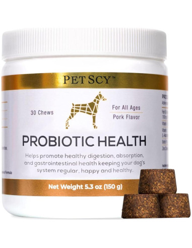 Golosinas Probioticas para Perros PetScy 30 Unidades