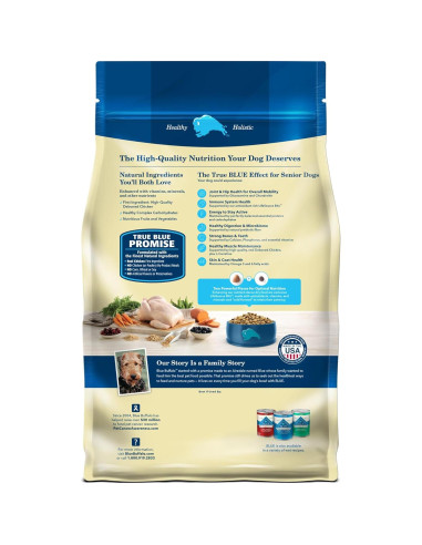Alimento para Perros Mayores Blue Buffalo 2,27 kg Pollo y Arroz