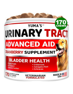 Suplemento Urinario para Perros YUMA'S 170 Golosinas