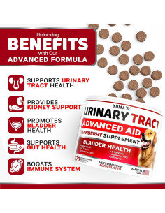 Suplemento Urinario para Perros YUMA'S 170 Golosinas 2