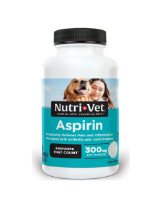 Aspirina Nutri-Vet 300mg para Perros Grandes - 75 Tabletas