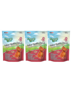 Paquete de 3 Chews Urinarios para Gatos Emerald Pet 70g