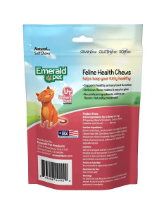 Paquete de 3 Chews Urinarios para Gatos Emerald Pet 70g 2