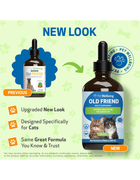 Suplemento Herbal para Gatos Mayores Pet Wellbeing 118 ml