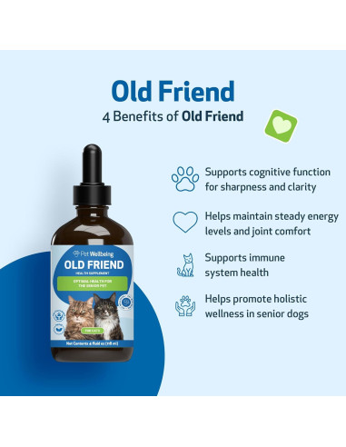 Suplemento Herbal para Gatos Mayores Pet Wellbeing 118 ml