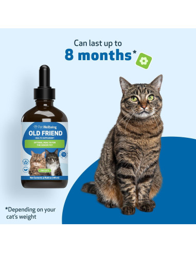 Suplemento Herbal para Gatos Mayores Pet Wellbeing 118 ml