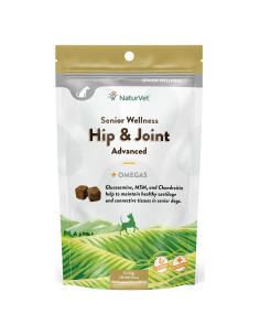 NaturVet Suplemento Articulaciones Perro Senior 120 Chews
