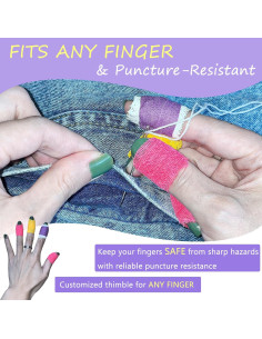 Dedales Envueltos Multicolor Gocosy 4 Paquete para Coser 2