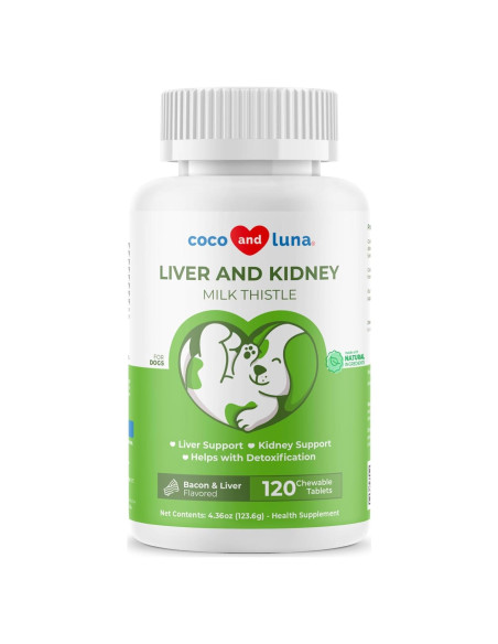 Cardo Mariano para Perros VITA PET LIFE 120 Tabletas