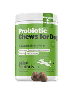 Probioticos Masticables Deley Naturals 120 Unidades Perros