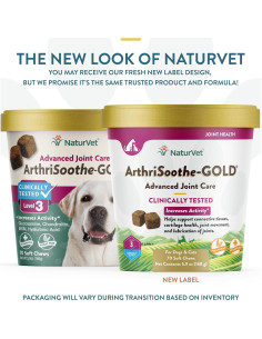 Suplemento Articular NaturVet ArthriSoothe-Gold 70 Masticables 2