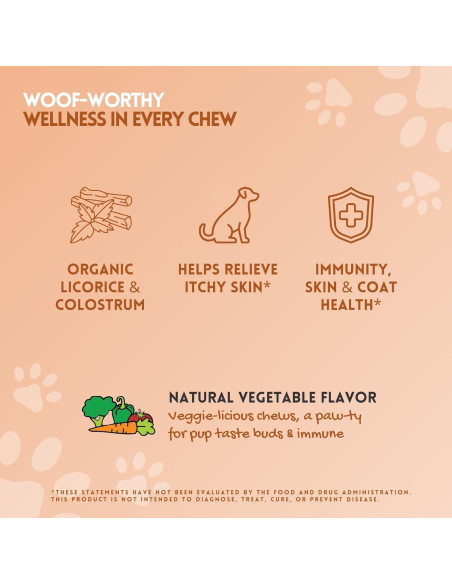 Chews para Alergia e Inmunidad Herbion 120 Unidades