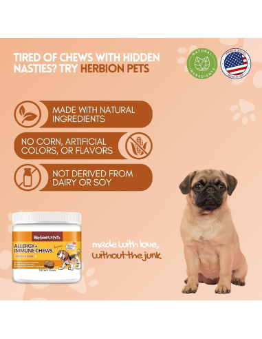 Chews para Alergia e Inmunidad Herbion 120 Unidades