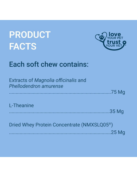 Suplemento Nutramax Solliquin 75 Masticables para Perros y Gatos