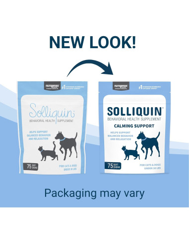 Suplemento Nutramax Solliquin 75 Masticables para Perros y Gatos