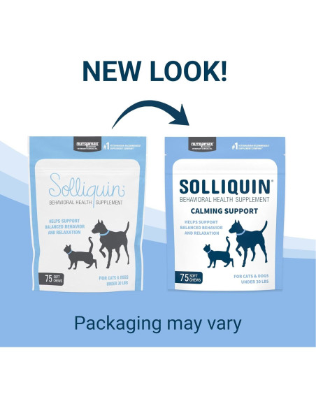 Suplemento Nutramax Solliquin 75 Masticables para Perros y Gatos