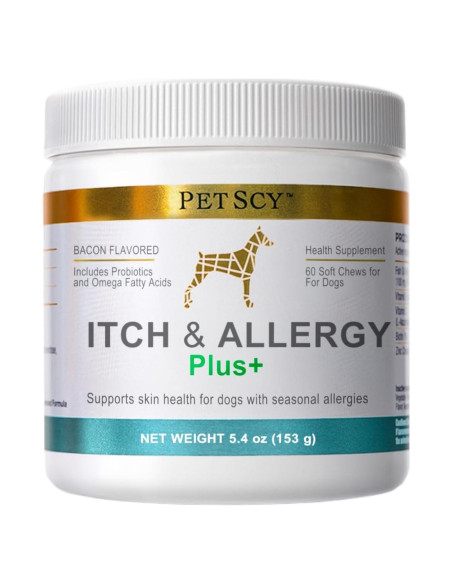 Chews para Perros Petscy Picazón y Alergia Plus 60 Unidades