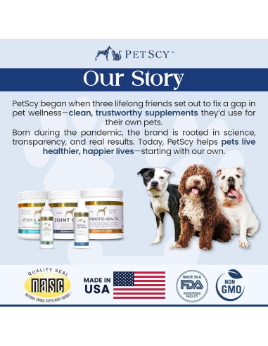 Chews para Perros Petscy Picazón y Alergia Plus 60 Unidades