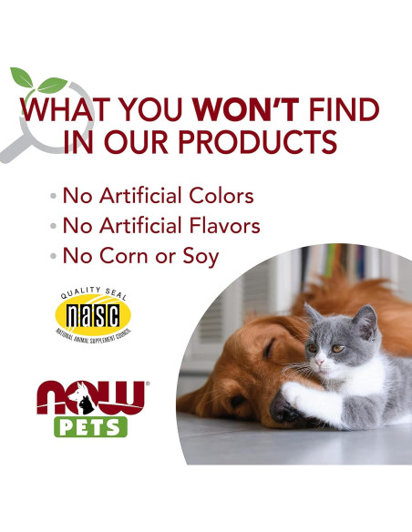 Suplemento Articular para Perros y Gatos NOW 60 Tabletas