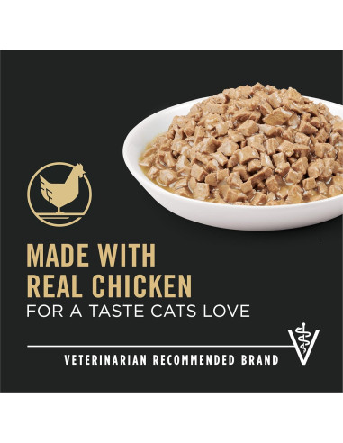 Purina Pro Plan Comida Húmeda Gatos Salud Urinaria Pollo 24 Latas
