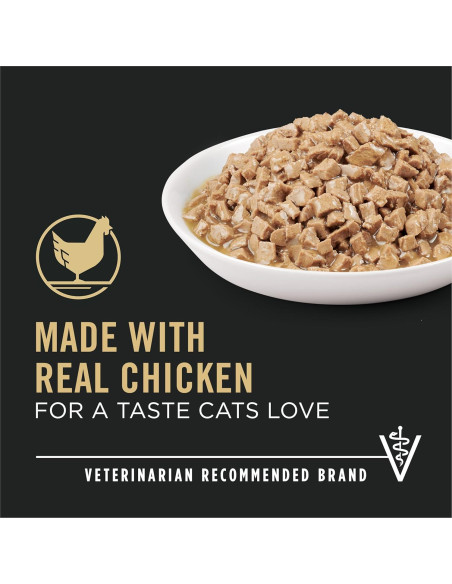 Purina Pro Plan Comida Húmeda Gatos Salud Urinaria Pollo 24 Latas
