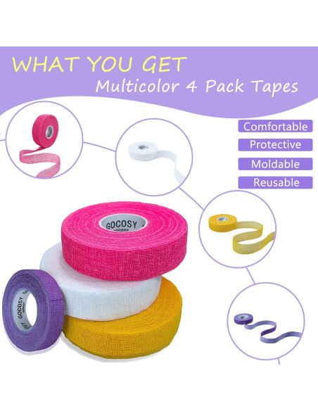 Dedales Envueltos Multicolor Gocosy 4 Paquete para Coser