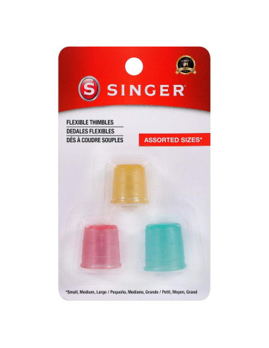 Dedales Flexibles Singer 00480 - 3 Piezas para Coser