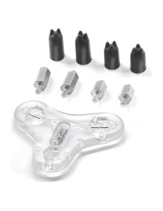 Punto de contacto Bousnic con silicona y luz de prueba