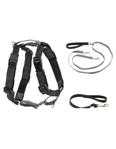 Arnés PetSafe 3 en 1 Ajustable Pequeño Negro con Correa