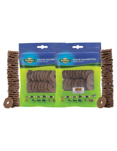 Anillos de Golosinas PetSafe Busy Buddy 60 Unidades Sabor Mantequilla