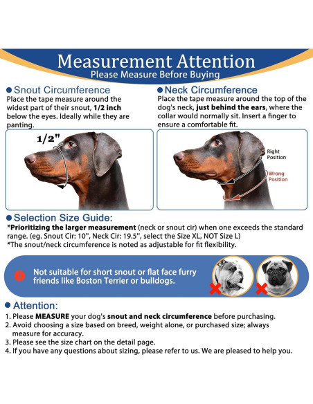 Collar de Cabeza BARKLESS M Negro para Perros Sin Tirones