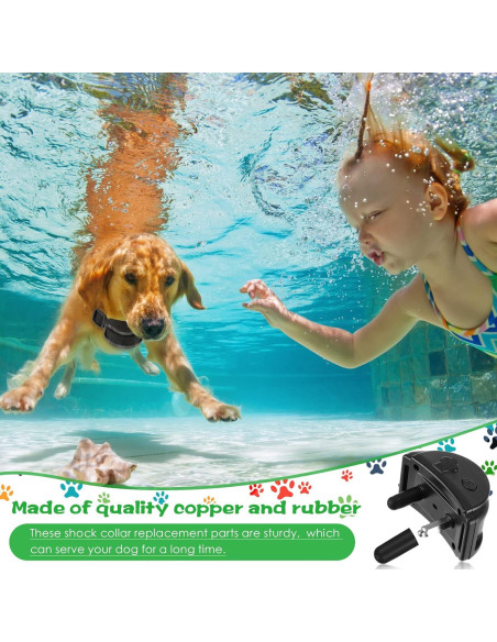 Zhengmy 36 Piezas Puntas de Goma para Collar de Perro