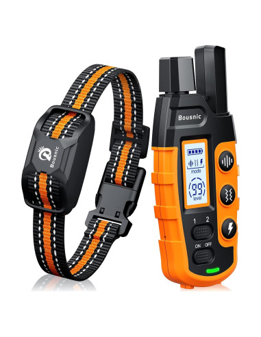 Collar de Choque Bousnic para Perros 5-120 lbs Recargable