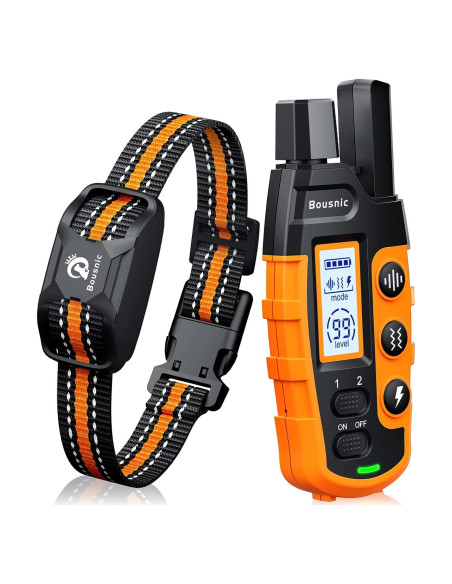 Collar de Choque Bousnic para Perros 5-120 lbs Recargable