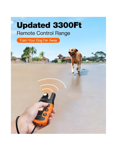 Collar de Choque Bousnic para Perros 5-120 lbs Recargable