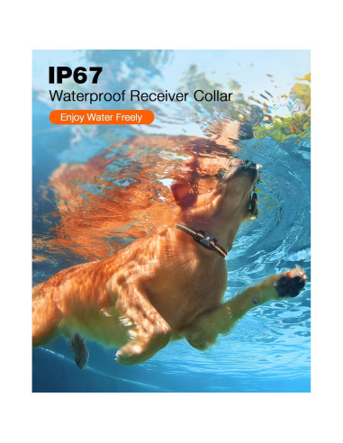 Collar de Choque Bousnic para Perros 5-120 lbs Recargable