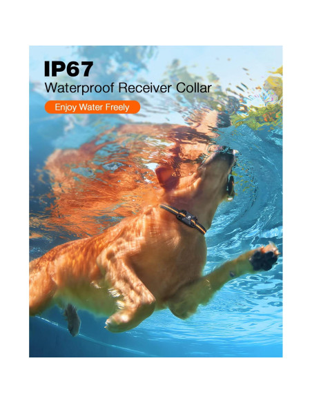 Collar de Choque Bousnic para Perros 5-120 lbs Recargable