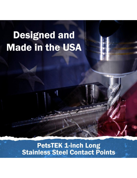 Puntas de Reemplazo 2 Pcs PetsTEK Acero Inoxidable 2.54 cm