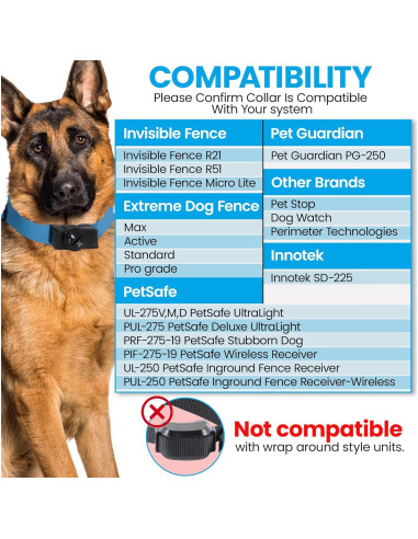 Correa de Reemplazo Nylon E-Collar Gracie Grande 45-68 cm