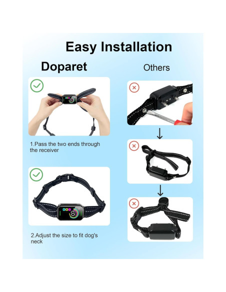 Correa de Reemplazo Nylon Reflectante Doparet 1,9 cm Ajustable