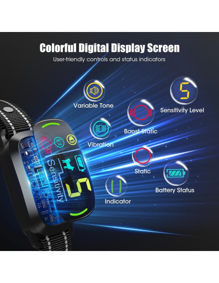 Collar Antibark Inteligente Oliry S1 Pro para Perros