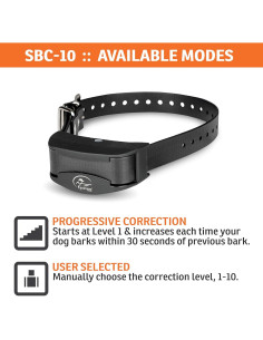 Collar Antiladridos SportDOG NoBark 10 Recargable Impermeable 2