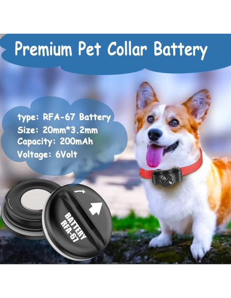 Paquete de 10 Baterías RFA-67 6V KGC para Collares PetSafe
